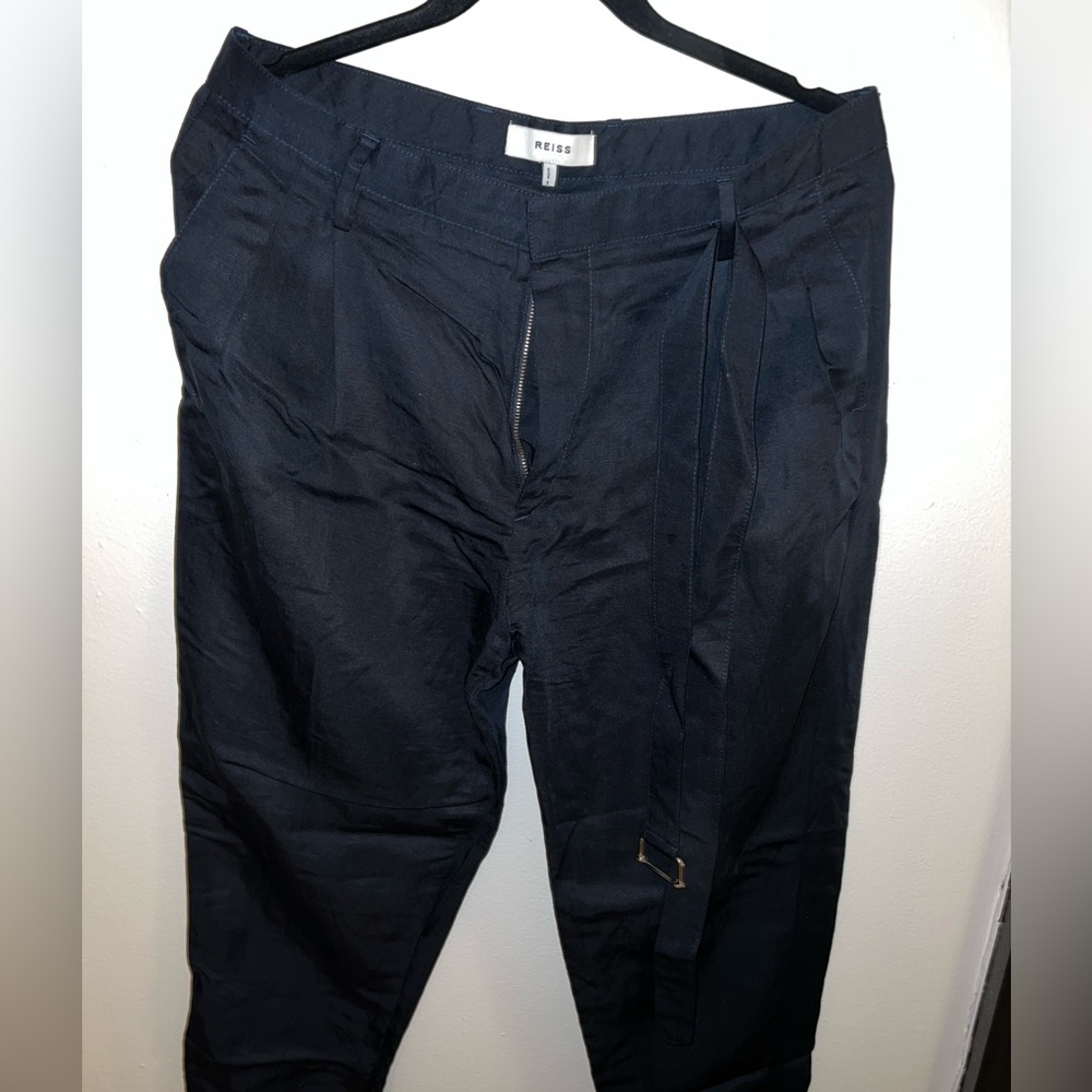 Reiss Navy Blue Trousers